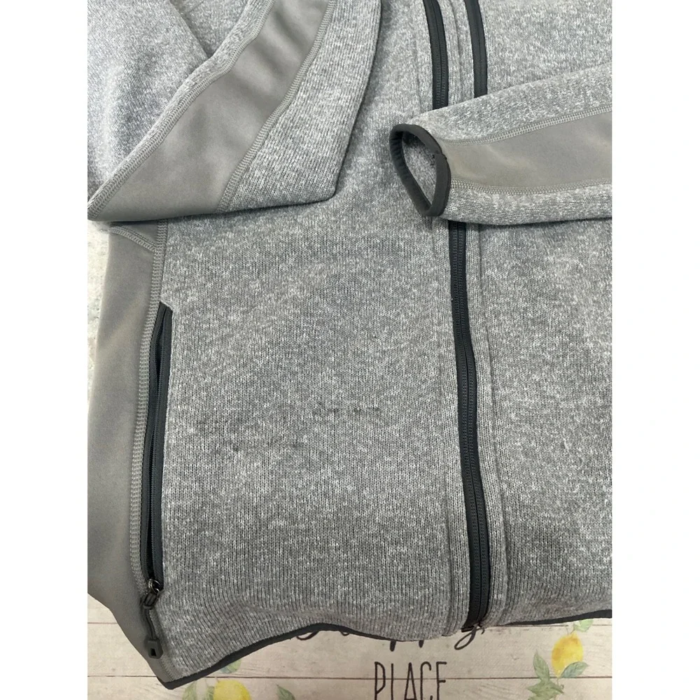 Patagonia Performance Better Sweater Hoody Size M Gray Full Zip Fleece Jacket